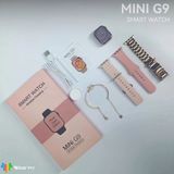 Normadia Mini G9 Kablosuz Şarj Akıllı Saat ile Şıklık ve Fonksiyonellik - Seçenek 1 - Ahşap - Bej