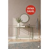 Normadia Mint Yeşili Canvas Dresuar ve Mars Ayna Takımı, Şık ve Fonksiyonel Set - Ahşap