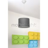 Normadia Modern 22CM Gri Silindir Sarkıt Aydınlatma Çok Amaçlı Kullanım - Seçenek 1 - Altın - Gri