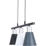 Normadia Modern 3'lü Avize, Salon, Mutfak ve Cafe Dekorasyonu Için Şık Aydınlatma - Seçenek 1 - Altın - Gri