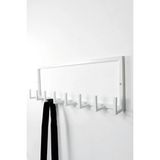 Normadia Modern 7 Kollu Metal Duvar Askısı, Ev, Mutfak ve Banyo Düzenleyici - Seçenek 1 - 1BW-Beyaz