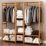 Normadia Modern Ahşap Ayaklı Askılık 170X160X30, Şık ve Pratik Depolama Çözümü - Seçenek 1 - Ahşap - Ceviz
