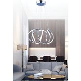Normadia Modern Ahtapot Sarkıt Avize, 3 Renk LED ile Şık ve Parlak Dekorasyon - Seçenek 1 - 1BW-Beyaz