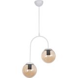 Normadia Modern Beyaz Sarkıt Avize, Salon, Mutfak ve Yatak Odası Için 2'li Set - Seçenek 1 - 1BW-Beyaz