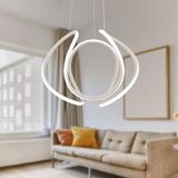 Normadia Modern Çok Renkli 56W Sarkıt, Mutfak ve Banyo Için Şık Aydınlatma - Seçenek 1 - 1BW-Beyaz