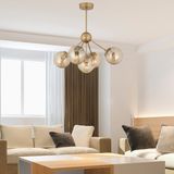 Normadia Modern Eskitme Bal Camlı Genç ve Yatak Odası Avizesi - Seçenek 1 - Altın