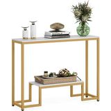 Normadia Modern Gold Renk Metal Iskeletli 2 Katlı Dresuar, Şık ve Dayanıklı Tasarım - Altın