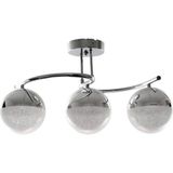 Normadia Modern Krom 3'lü LED Avize, Salon, Mutfak ve Yatak Odası Için Şık Aydınlatma - Seçenek 1 - Altın