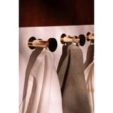 Normadia Modern Pirinç Duvar Askısı, Banyo ve Portmanto Için Şık Askılık - Seçenek 1 - Altın