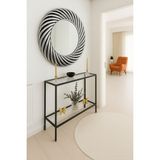 Normadia Modern Siyah Dresuar, Kahve Köşesi, 100 Cm, Şık ve Fonksiyonel Tasarım - Altın
