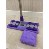 Normadia Mor Teleskopik Mandallı Mikrofiber Sihirli Mop, Çok Yönlü Temizlik Aracı - Seçenek 1