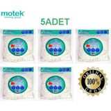 Normadia Motek Mop Orijinal Microfiber Yedek Püskül, 5’li Paket, Temizlik Kolaylığı - 1BW-Beyaz - Seçenek 1
