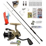 Normadia Outrax 4000 270CM 20-40GR Remixon Double Black Kıyı Spin Olta Takımı Seti - Cappuccino - Seçenek 1