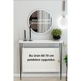 Normadia Oval Kenar Petek Üstü Raf Dresuar, 80CM, 60-70CM Içindiril