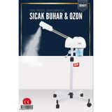 Normadia Ozonlu Yüz Buhar Makinesi, Ayaklı, Dokunmatik Ekran, Sıcak Buhar Teknolojisi
