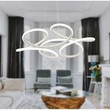 Normadia Papatya Model S LED Sarkıt Tavan Lambası, Modern ve Şık Aydınlatma - Seçenek 1 - 1BW-Beyaz