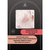 Normadia Pembe Kuvars Gua Sha Yüz Masaj Taşı Kalp Şekli - Ahşap - Bej