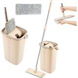 Normadia Pratik Spin Mop Tablet Mop Krem 5l + 4 Yedek Mop Bezi Seti - Seçenek 1