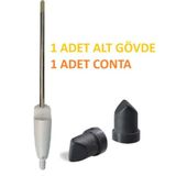 Normadia Pratik Temizlik Spray Mop Orta Gövde ve Conta Yedek Parça Seti - Cappuccino - Seçenek 1