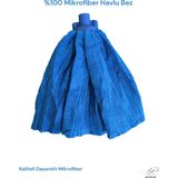 Normadia Premium Mikrofiber Havlu Yedek Mop, Güçlü ve Dayanıklı Bez - Altın - Yeşil - Seçenek 1