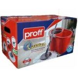Normadia Proff Quantum Döner Başlıklı Mikrofiber Temizlik Seti Kırmızı - 1BW-Beyaz - Seçenek 1