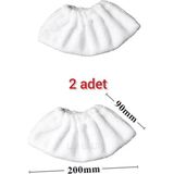 Normadia Range 5 Buharlı Temizleyici Yedek Mikrofiber Havlu Paspas Seti (2'li) - Cappuccino - Seçenek 1