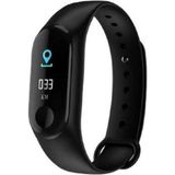 Normadia Renkli Ekranlı Akıllı Bileklik, Nabız ve Adım Takibi, M4 Bluetooth Compatible - Seçenek 1 - 1BW-Beyaz