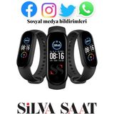 Normadia Renkli Ekranlı Çok Fonksiyonlu Akıllı Bileklik, Nabız Ölçer, Android ve Ios Uyumlu - Seçenek 1 - Ahşap