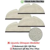 Normadia Roborock Temizlik Seti: Fiber Mop Paspas ve Çoklu Model Seçenekleri - Altın - Gri - Seçenek 1