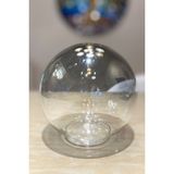 Normadia Şeffaf Cam Avize Dış Kapak 15CM Silver Chrome (Füme) - Seçenek 1 - Altın