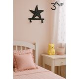 Normadia Sevimli Hayvan Figürlü Çocuk Odası Askılığı, Montessori Tarzı Metal Askı - Seçenek 1 - Ahşap