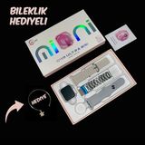 Normadia Şık 41MM Kadın Saat Seti, 3 Kordon ve Bileklik Hediye, 2023 Yeni Model - Altın - Gümüş - Bakır
