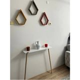 Normadia Şık Ahşap Dresuar, Ayaklı, 80 Cm, Petek Üstü Raf, Modern Tasarım