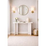Normadia Şık Beyaz Dresuar, Antre ve Salonlar Için Modern Minimal Tasarım