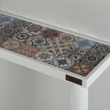 Normadia Şık Beyaz Masif Dresuar, 122X20CM, Zarif ve Modern Tasarım