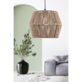 Normadia Şık Tekli Avize, 30 Cm, Modern Tasarım, Oturma Odası ve Yatak Odası Için - Seçenek 1 - Ahşap - Bej