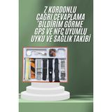 Normadia Şık ve Dayanıklı 7 Kordonlu Akıllı Saat - Çok Renk Seçenekleri - Seçenek 1 - Açık Bej