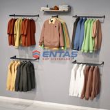 Normadia Şık ve Fonksiyonel 280X220 cm Giyinme Odası Askılık ve Raf Sistemi - Seçenek 1 - Ahşap