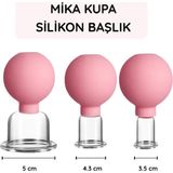 Normadia Silikon Vakumlu Yüz Masaj Kupası 3'lü Set, Güçlü ve Ferahlatıcı Bakım - Ahşap - Bej