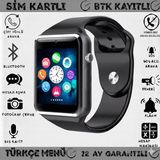 Normadia Sim Kartlı Akıllı Saat, Sesli Arama, Kamera, Mesajlaşma, Bluetooth, Kayıtlı - Seçenek 1 - Ahşap