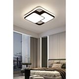 Normadia Siyah 2'li Kare 50X50CM Kumandalı Dimli LED Tavan Lambası - Seçenek 1 - Ahşap