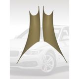 Normadia Soft Bej Iç Kapı Tutamağı Kaplaması, Bmw 3 Serisi F30, F31, F32, F36 Takım - Ahşap - Ceviz