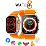 Normadia T800 Akıllı Saat, Ios ve Android Uyumu, Bluetooth Kablosuz Şarj - Seçenek 1 - Altın