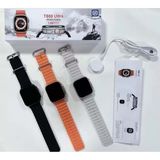 Normadia T800 Ultra 49MM Çift Kordon Kablosuz Çağrı Akıllı Saat - Seçenek 1 - Ahşap