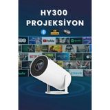 Normadia Taşınabilir Ev Sineması Projeksiyon Cihazı, Android 11.0 ve Bluetooth Destekli - 1BW-Beyaz
