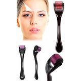 Normadia Titanyum Uçlu 540 Iğneli Derma Roller, Cilt ve Vücut Yenileme Aleti - Ahşap