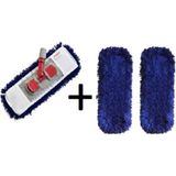 Normadia Toz Toplama Orlon Mop Takımı, 50 Cm, 2 Yedekli, Etkili Temizlik Seti - Antrasit - Seçenek 1