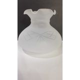 Normadia Turuncu Alaaddin Avize Camı, 14CM Boy, 11CM Çap, Şık ve Modern Tasarım - Seçenek 1 - Altın