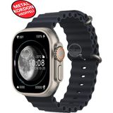 Normadia Ultra 2 Akıllı Saat Çelik Kordon Gri 49MM Nfc Bildirim Sesli Arama - Seçenek 1 - Ahşap