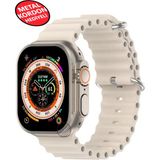 Normadia Ultra 2 Akıllı Saat Çelik Kordon Gri Kasa 49MM Nfc ve Sesli Arama - Seçenek 1 - 1BW-Beyaz